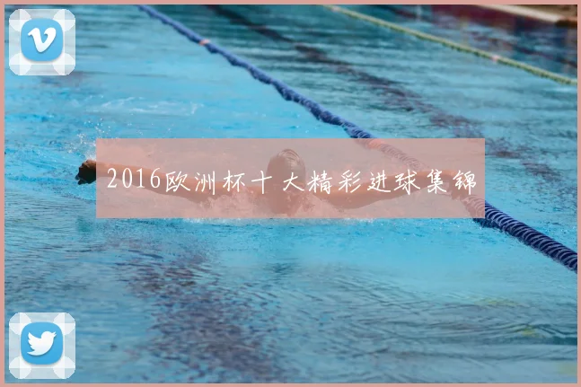 2016欧洲杯十大精彩进球集锦
